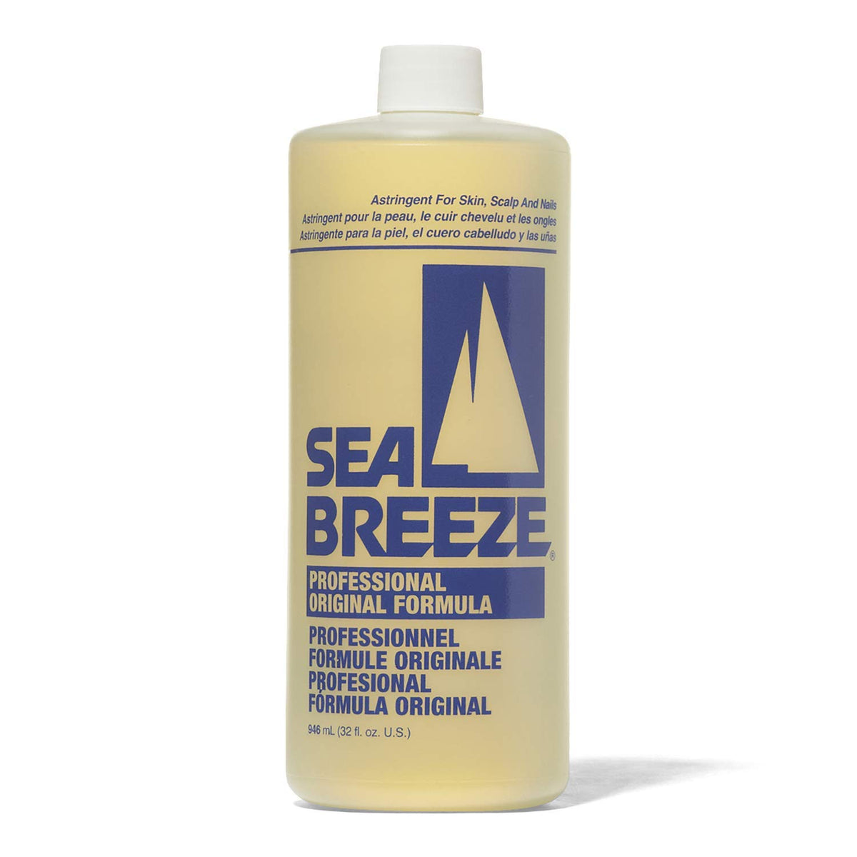 Seabreeze front bottle 32oz showing label and easy-pour cap for quick application