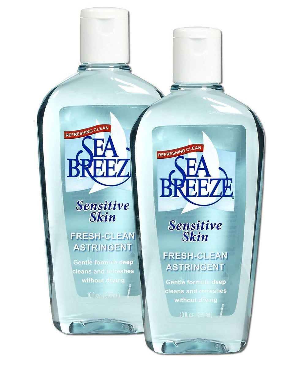 Seabreeze front packaging showing bottle and label with gentle-clean benefits