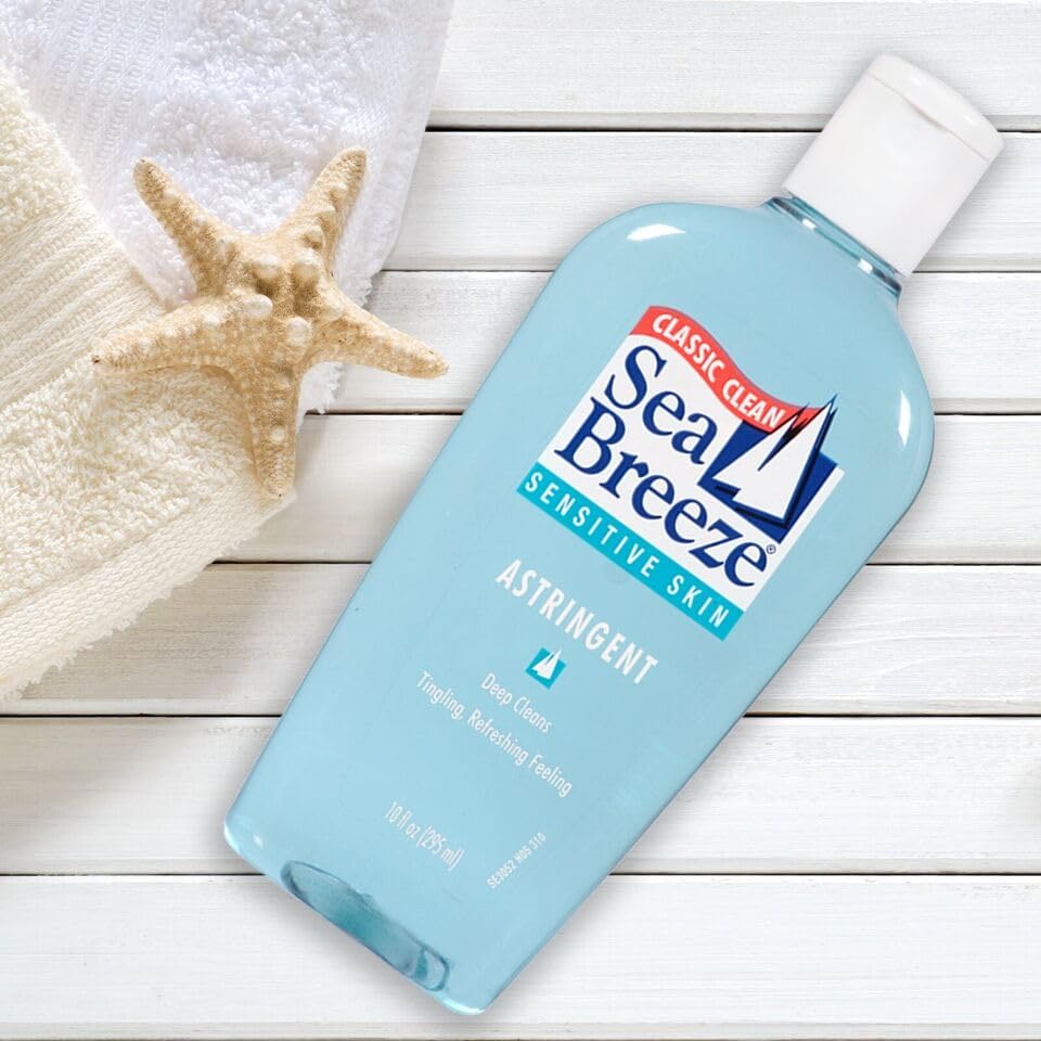 Seabreeze ingredients panel detail showing formulation transparency and gentle benefit