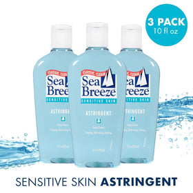 Seabreeze model after cleansing illustrating refreshed skin and prepared-for-moisturizer benefit