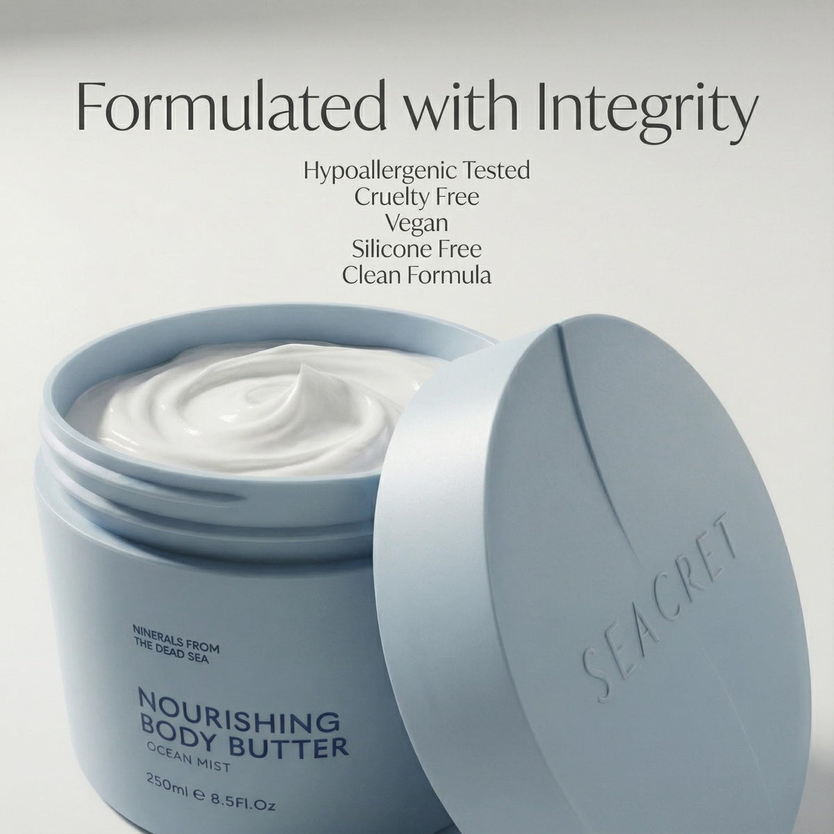 SEACRET in bathroom setting conveying spa-like ritual and relaxation benefit