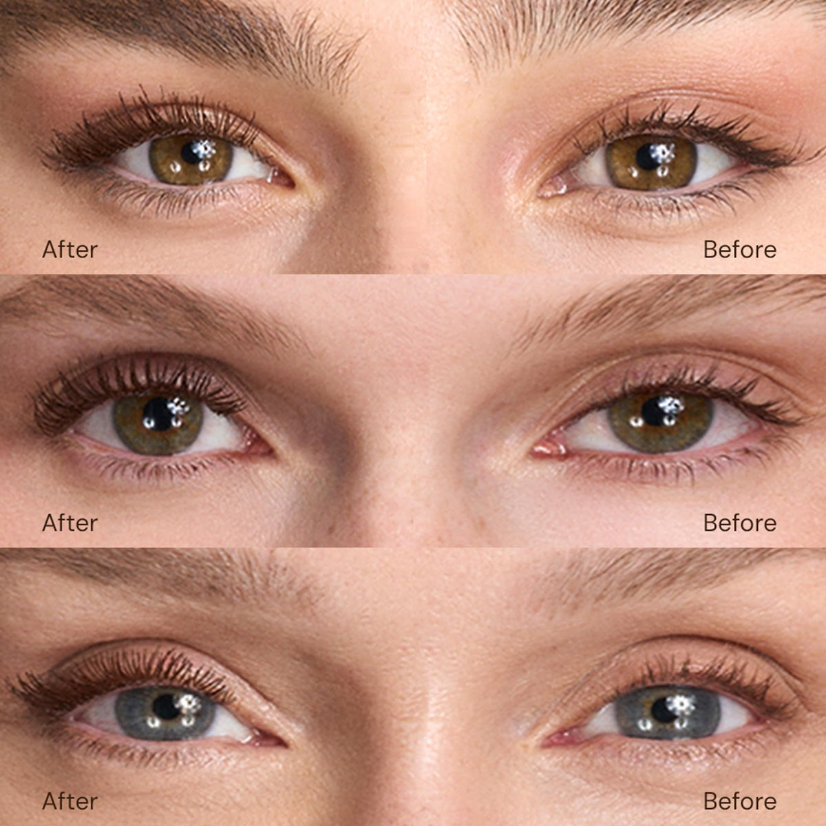 SEACRET cone-shaped brush close-up coating lashes for precise application