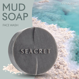 SEACRET close-up of smooth mud texture, highlights mineral richness