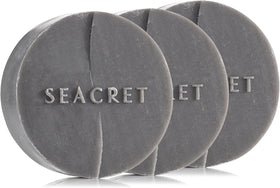 SEACRET soap close-up texture highlighting smooth Dead Sea mud surface