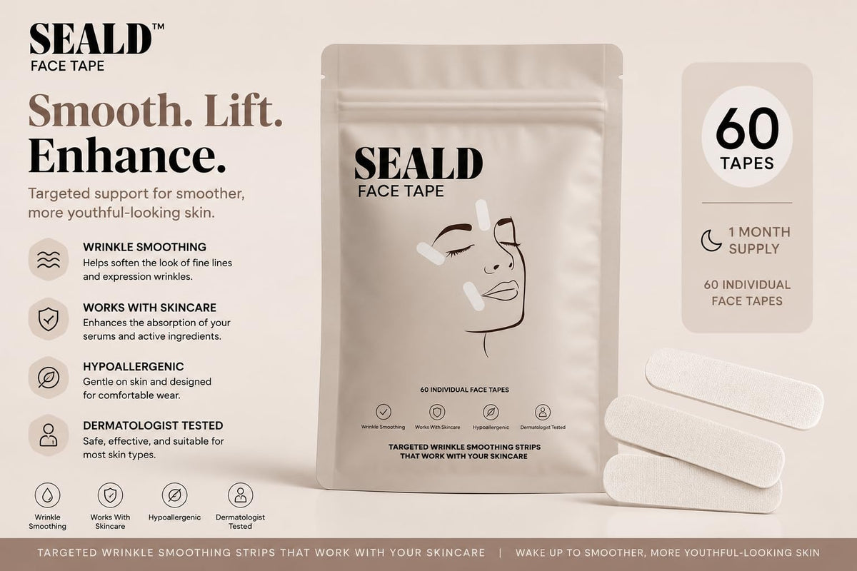 SEALD close-up of clear strip texture highlighting gentle, breathable material