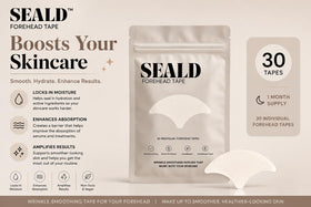 SEALD forehead tape close-up of adhesive texture, gentle on skin