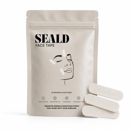 SEALD front packaging showing 60 smoothing strips and product name benefit