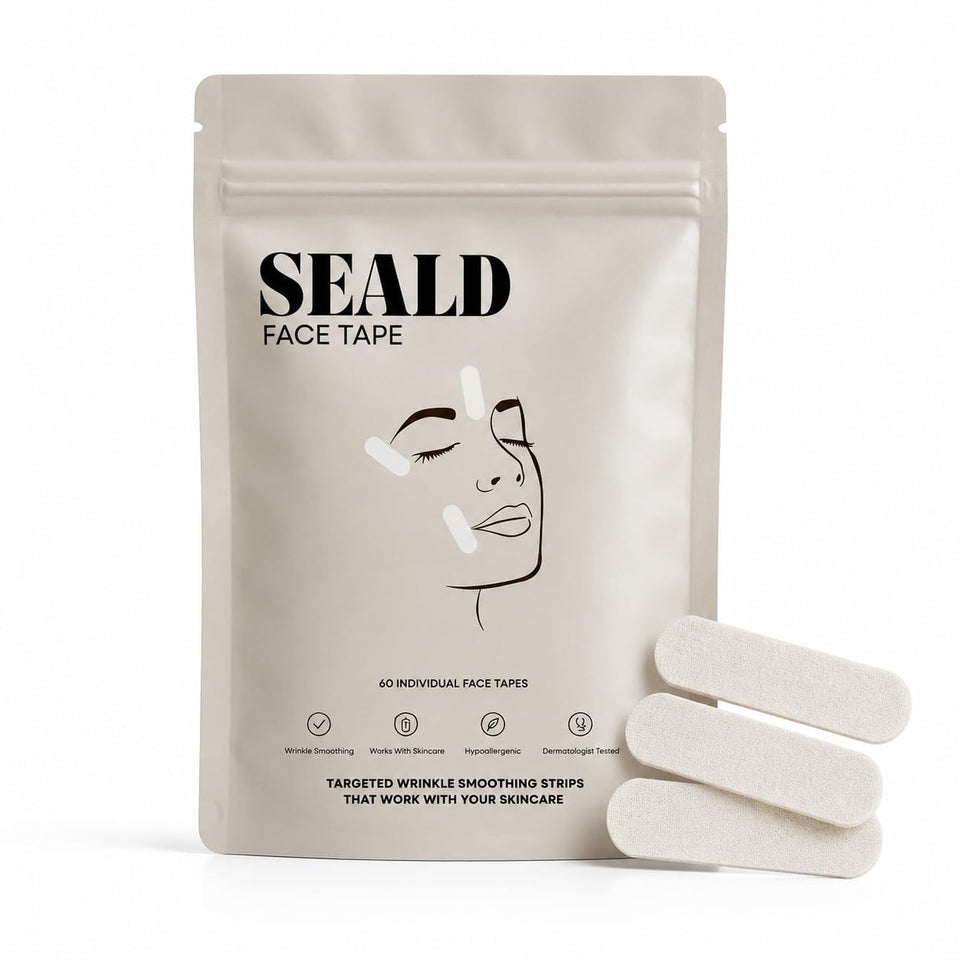 SEALD front packaging showing 60 smoothing strips and product name benefit