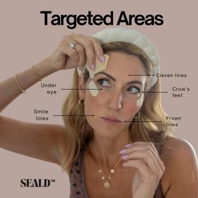 SEALD strip beside fingers illustrating size and easy, precise placement