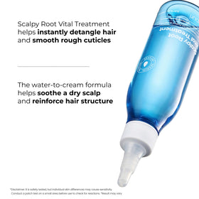Seapuri scalp massage use highlighting soothing and calming effect