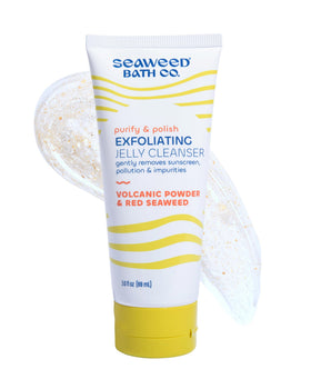 The Seaweed Bath Co. front packaging showing product and benefits