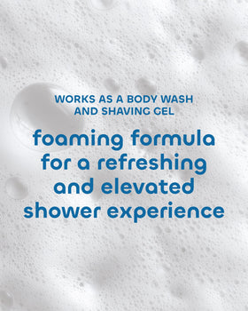 Seaweed Bath Co. creamy foam texture demonstrating gentle cleansing