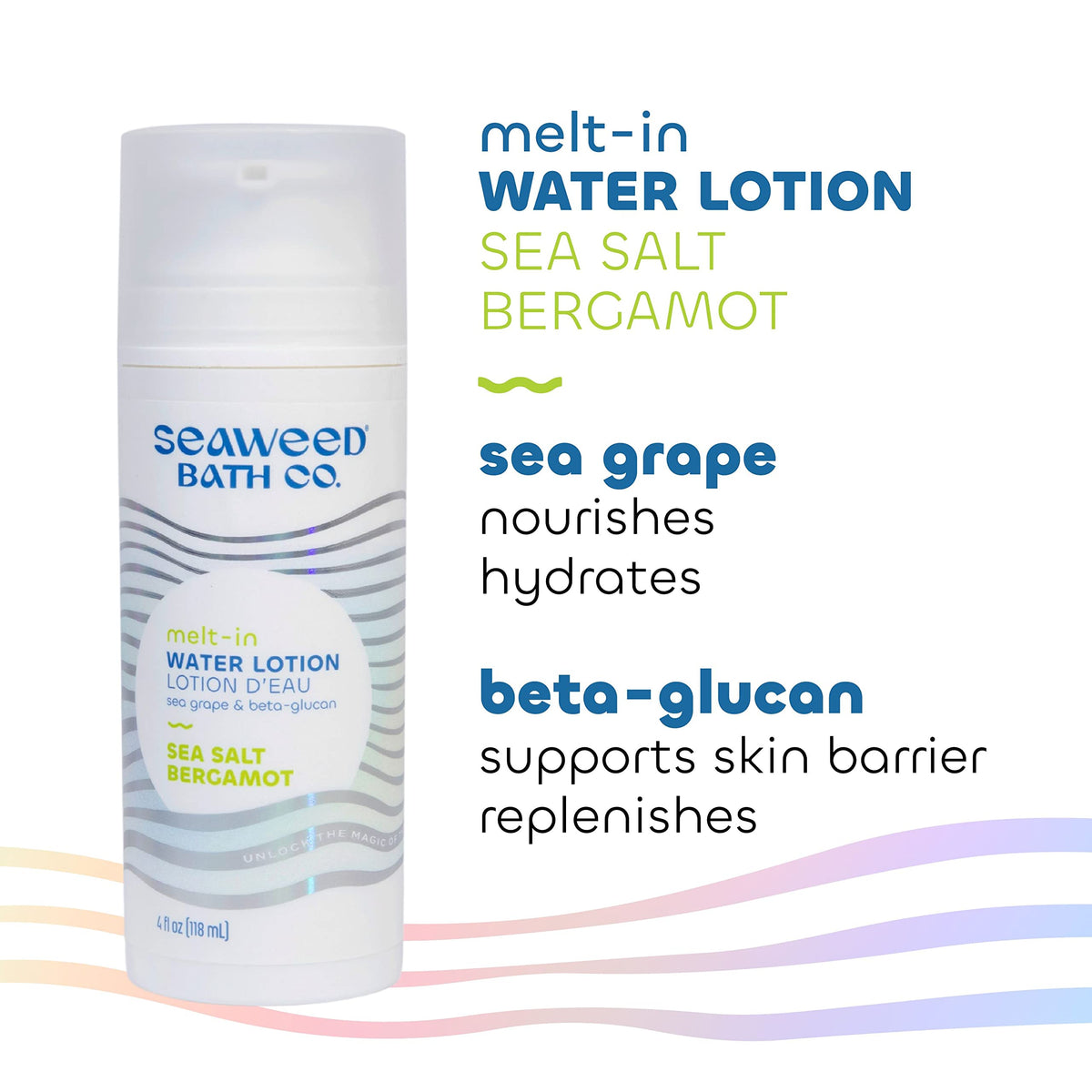 Seaweed Bath Co. seaweed and sea grape ingredients arranged to show natural sourcing