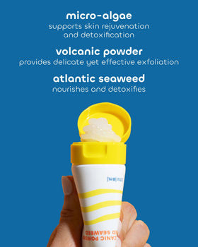 The Seaweed Bath Co. pump dispensing gel for easy daily cleansing