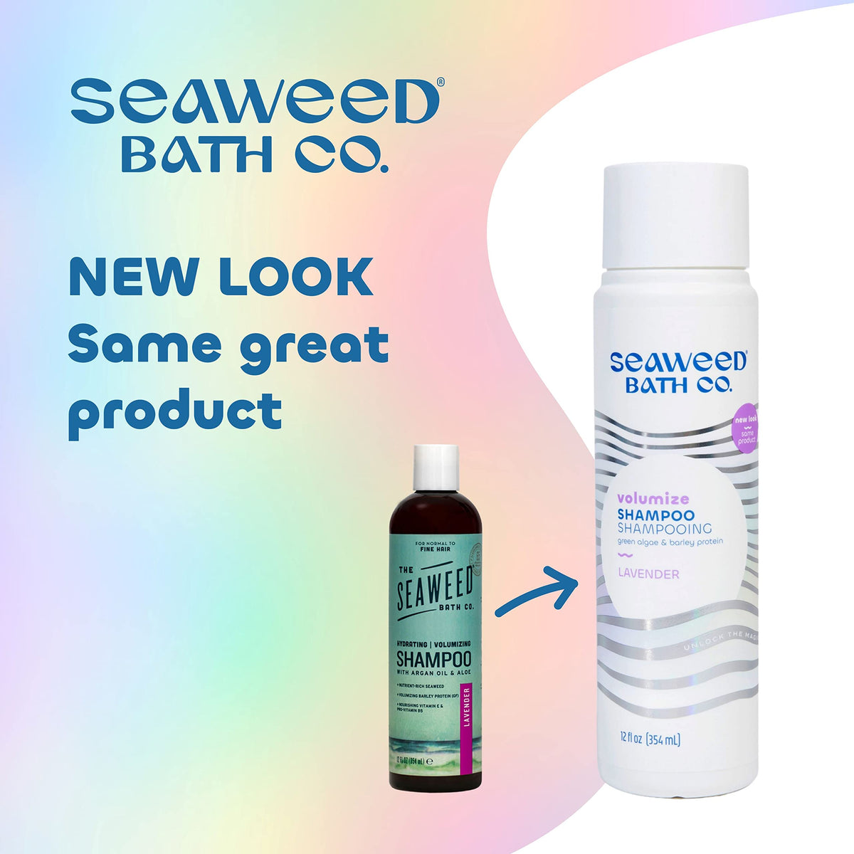 Seaweed Bath Co. pump top dispensing product for easy, mess-free application benefit