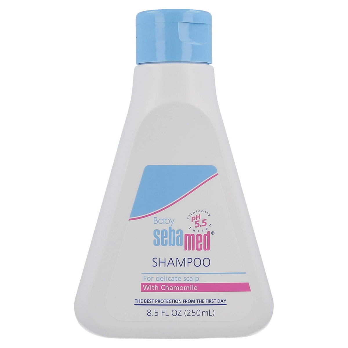 SEBAMED bottle front label showing product name and gentle benefits