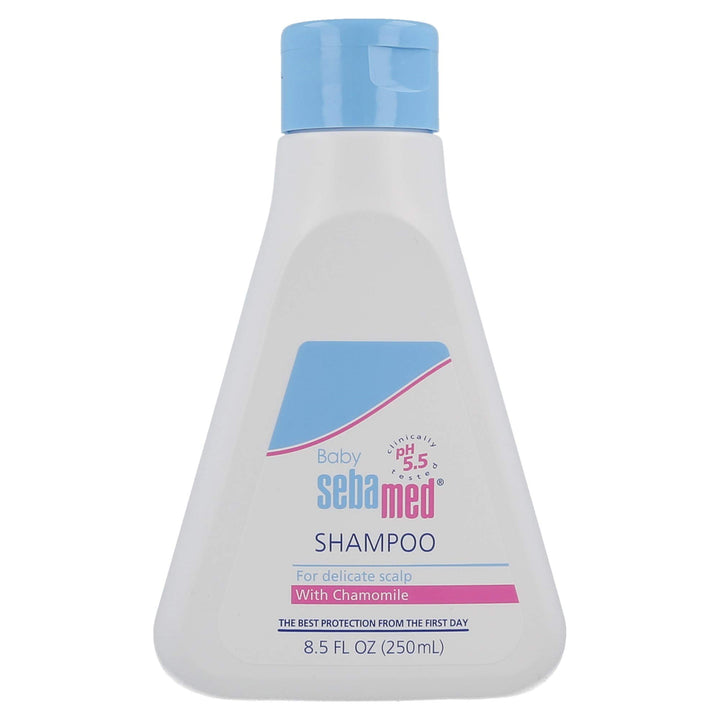 SEBAMED bottle front label showing product name and gentle benefits