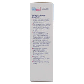 SEBAMED ingredients panel close-up emphasizing hypoallergenic formulation