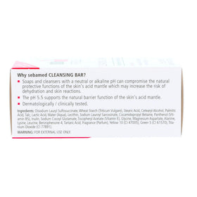 SEBAMED close-up of bar texture highlighting mild formula and gentle cleansing
