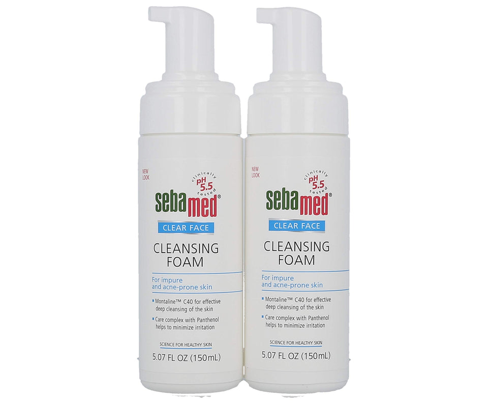 SEBAMED front packaging showing cleanser benefits and size