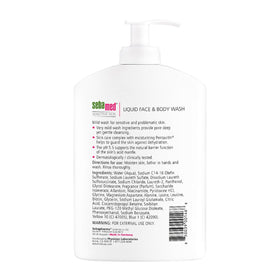 SEBAMED close-up of liquid texture highlighting gentle hydrating formula