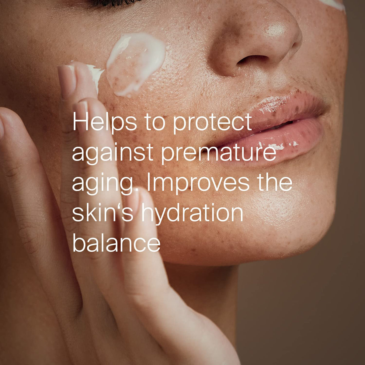 SEBAMED cream application on hand illustrating lightweight hydration benefit