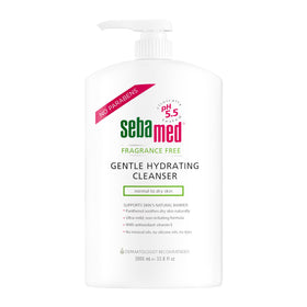 SEBAMED front bottle showing label and size, gentle daily cleansing benefit