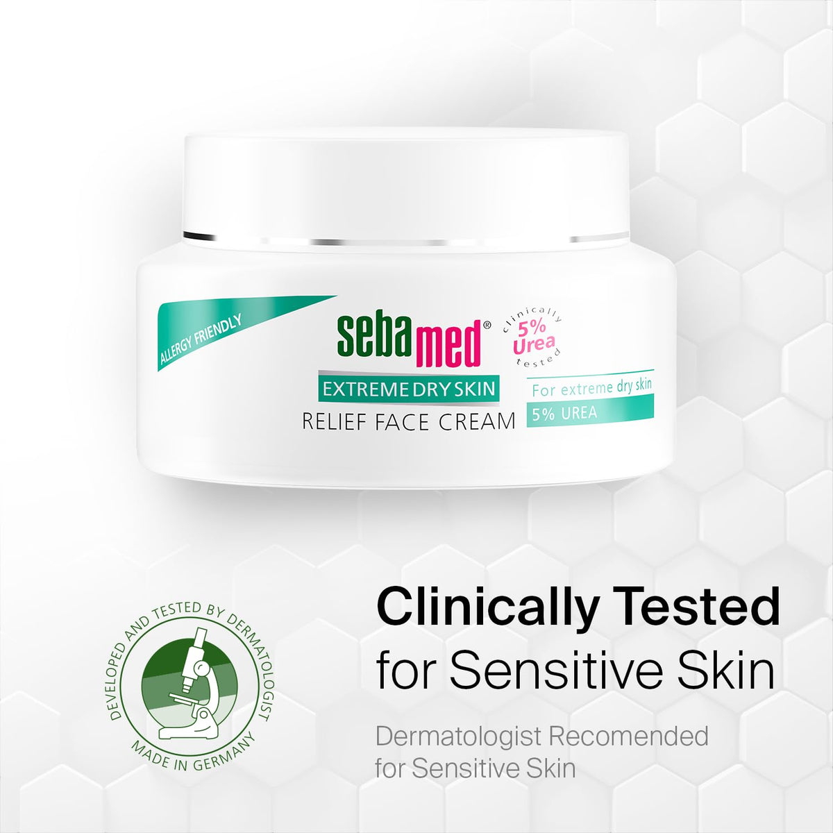 Sebamed ingredient tiger grass visual emphasizing botanical support for skin