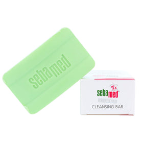 SEBAMED label with pH 5.5 detail emphasizing skin-compatible protection