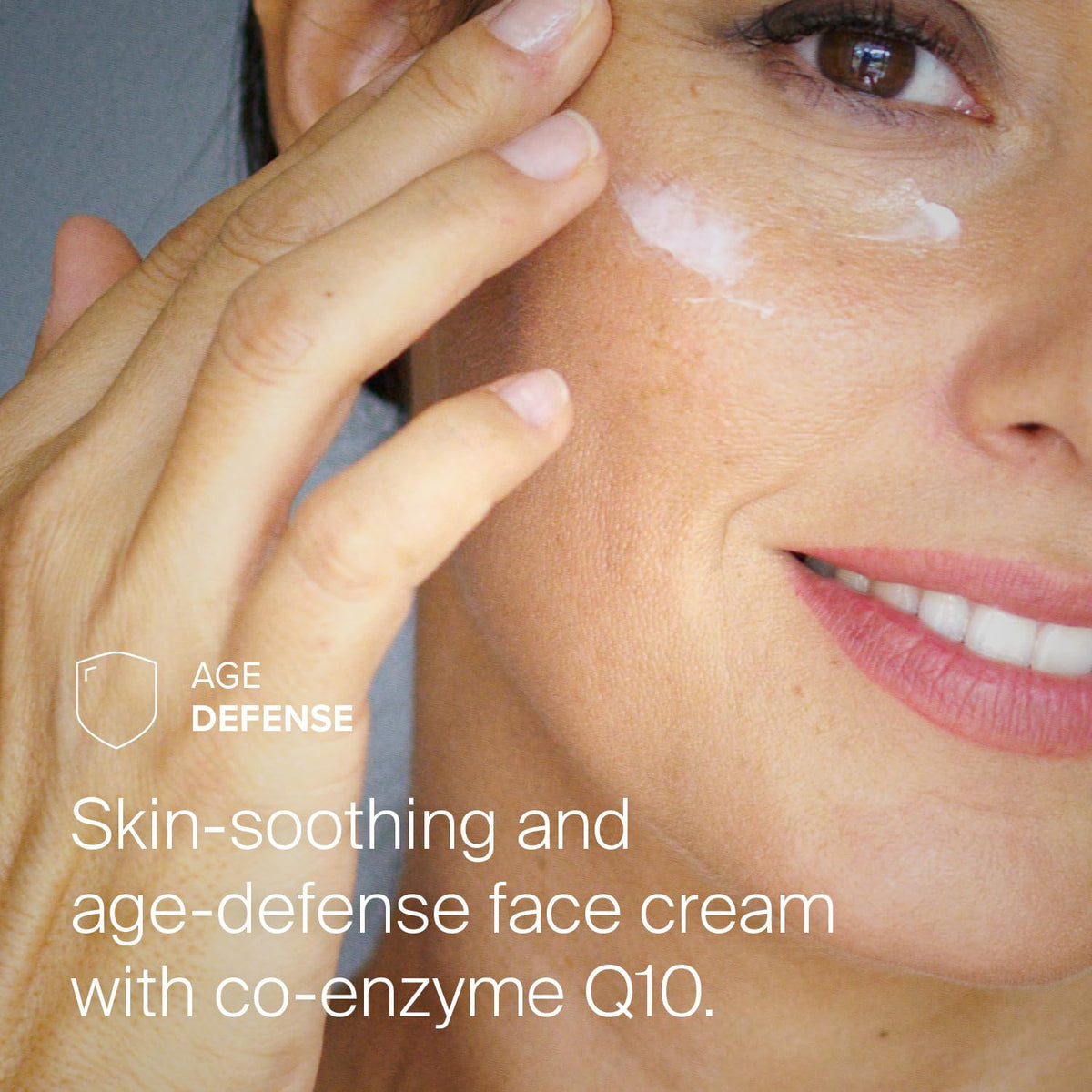 sebamed close-up of Q10 ingredient illustration highlighting antioxidant benefit
