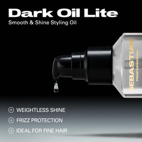 Sebastian oil texture on hand illustrating lightweight absorption and glossy finish