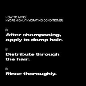 Sebastian Drench being applied in shower to detangle and reduce frizz