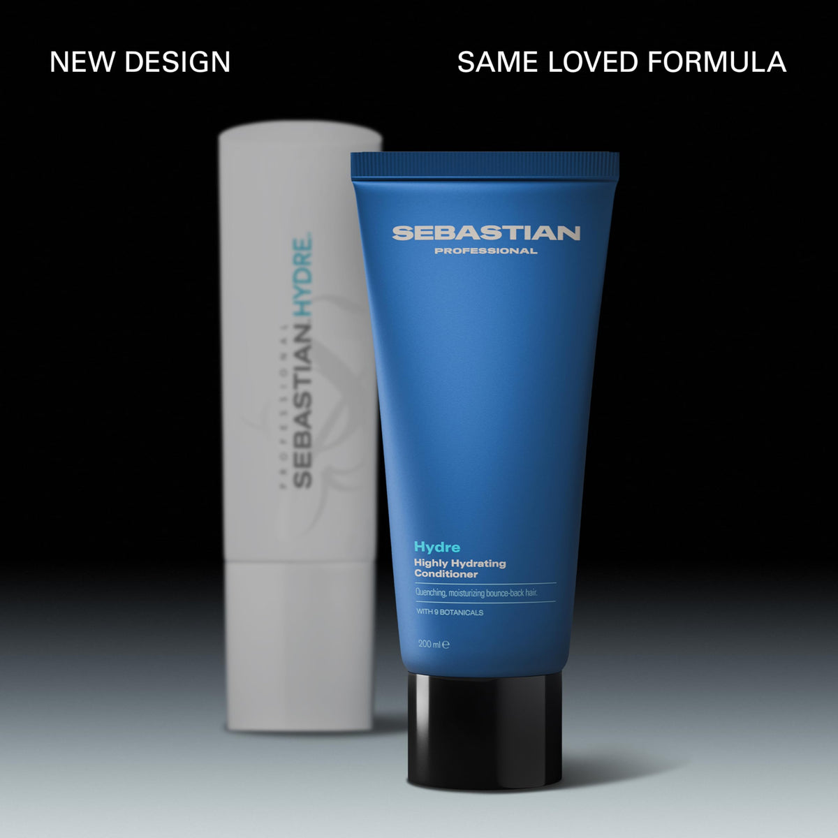 Sebastian Drench back label with ingredient and usage details for care