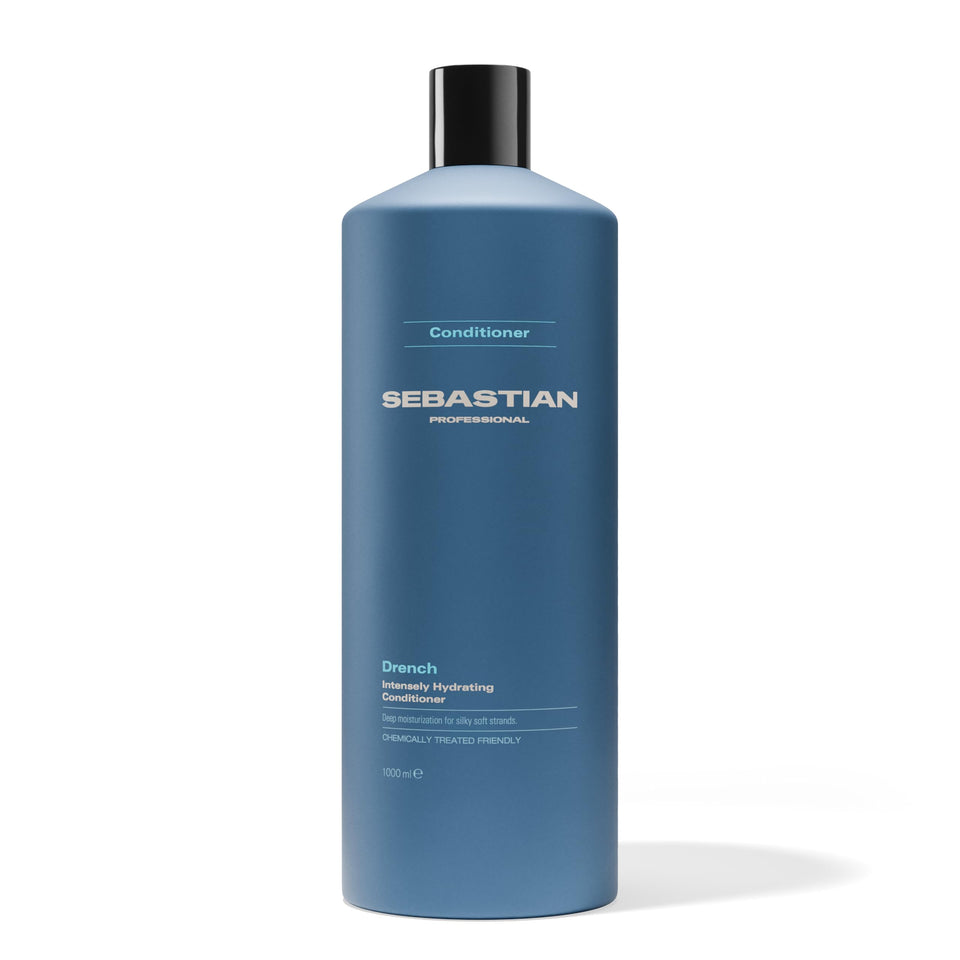 Sebastian Drench front bottle showing product and brand hydration benefits