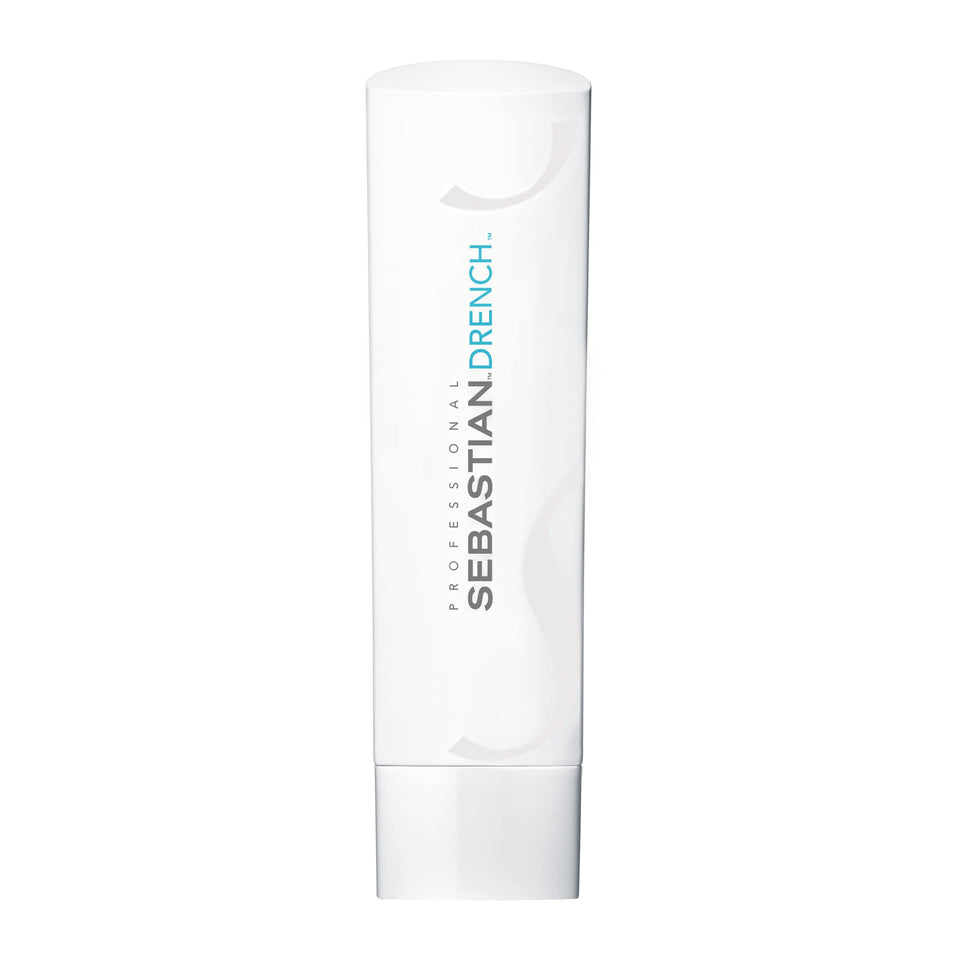 Sebastian drench front packaging showing bottle and branding for professional moisture