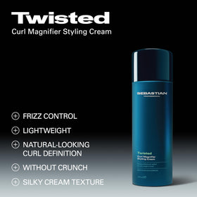 Sebastian cream dispensed on hand to show amount and easy application benefit