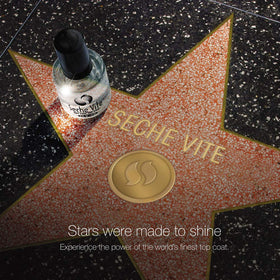 Seche Vite in salon lifestyle setting demonstrating professional-grade results