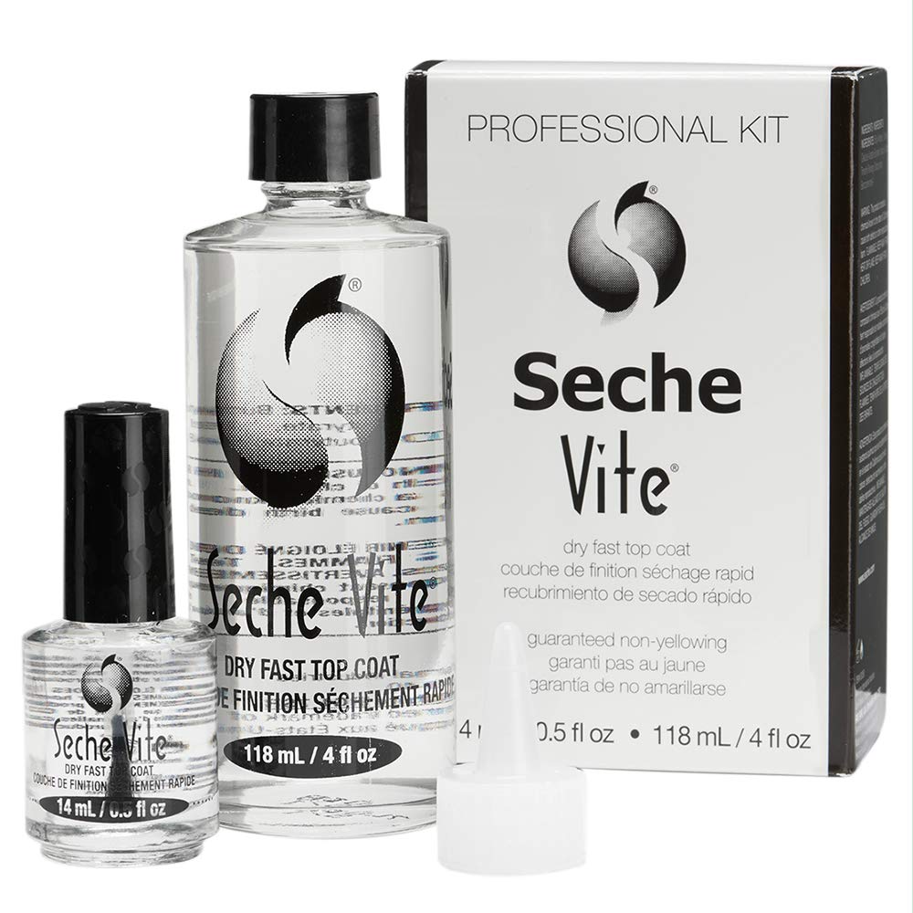 Seche Vite refill kit front packaging showing professional kit and benefits