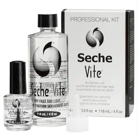 Seche Vite refill kit front packaging showing professional kit and benefits