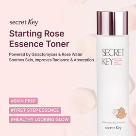 Secret Key back label close-up displaying ingredients and clear usage instructions benefit