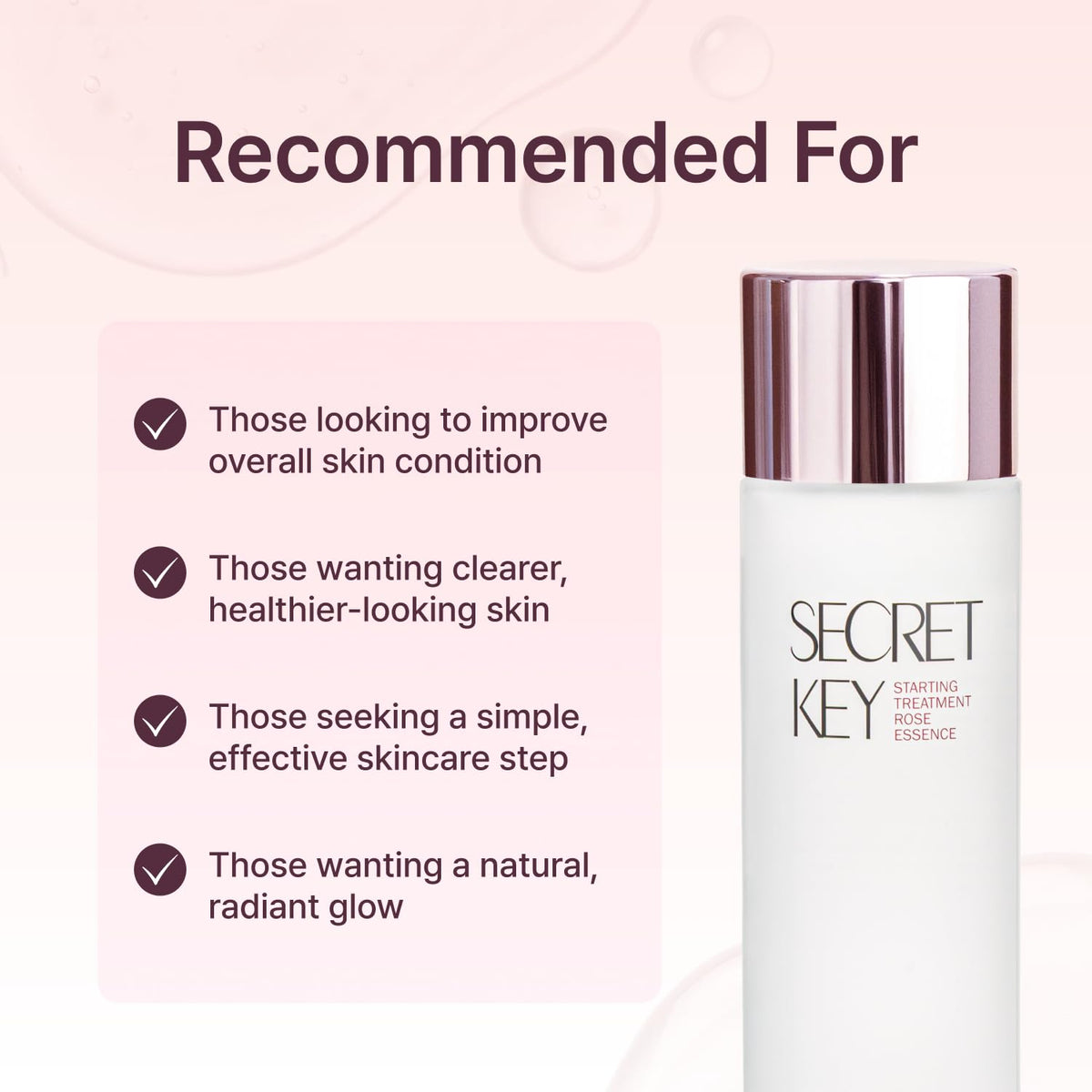 Secret Key galactomyces ferment close-up emphasizing nutrient-rich radiance support