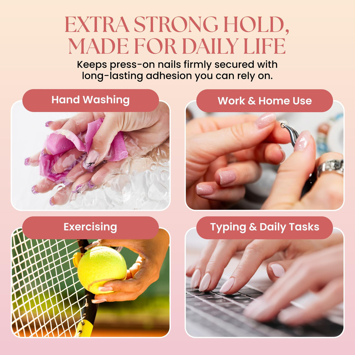 Secret Nails GLUI gel texture detail, smooth non-sticky consistency for controlled use