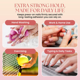 Secret Nails GLUI gel texture detail, smooth non-sticky consistency for controlled use