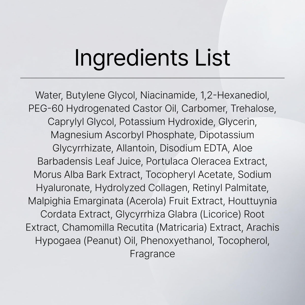 Secret Key plant extracts display emphasizing botanical calming and conditioning benefits