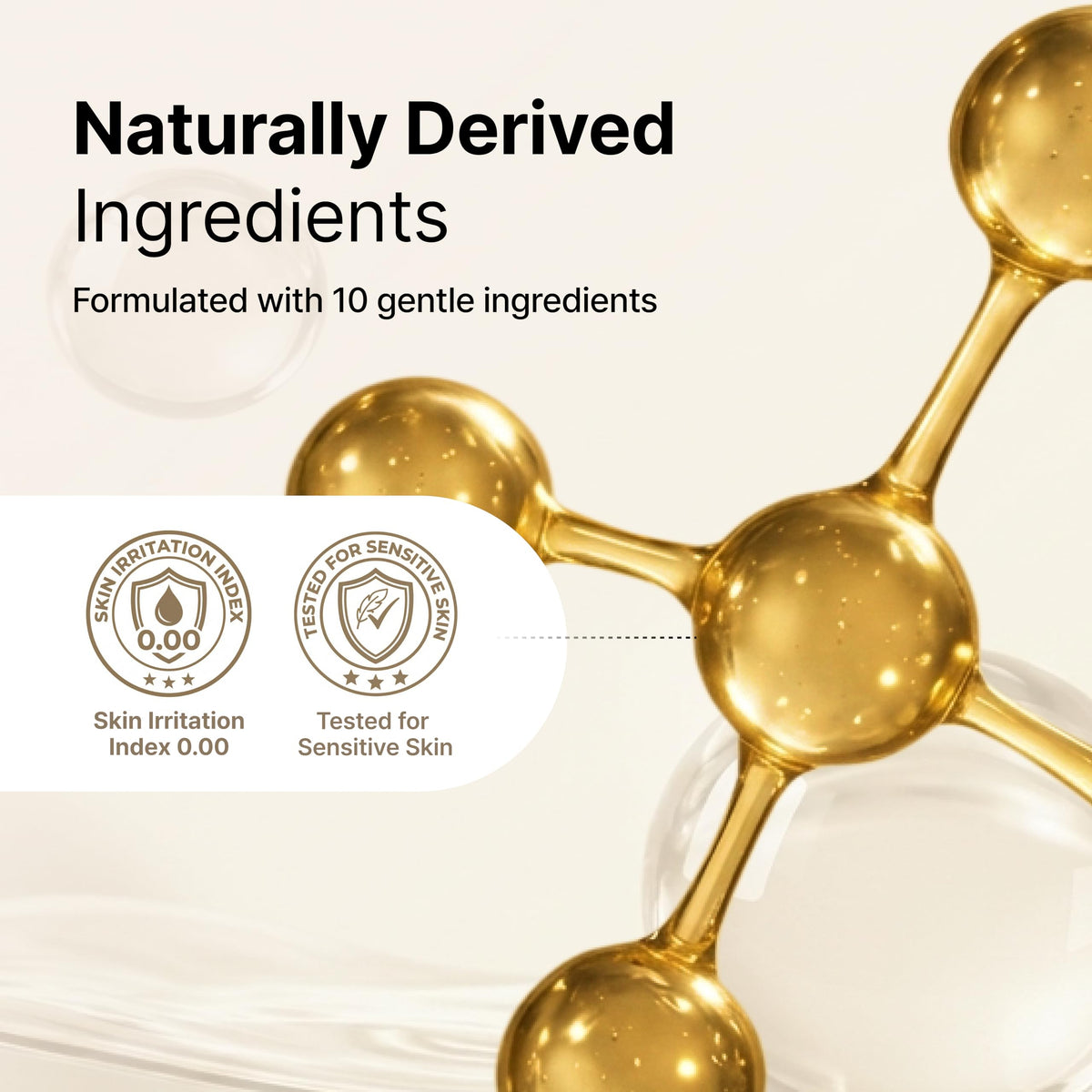 Secret Key ingredients display aloe vera centella ginseng showing soothing benefits