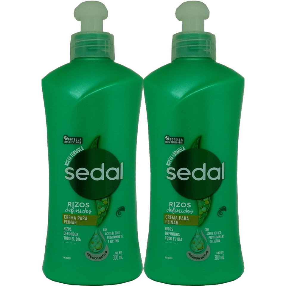 Sedal front packaging showing 300ml bottle and defined curls benefit