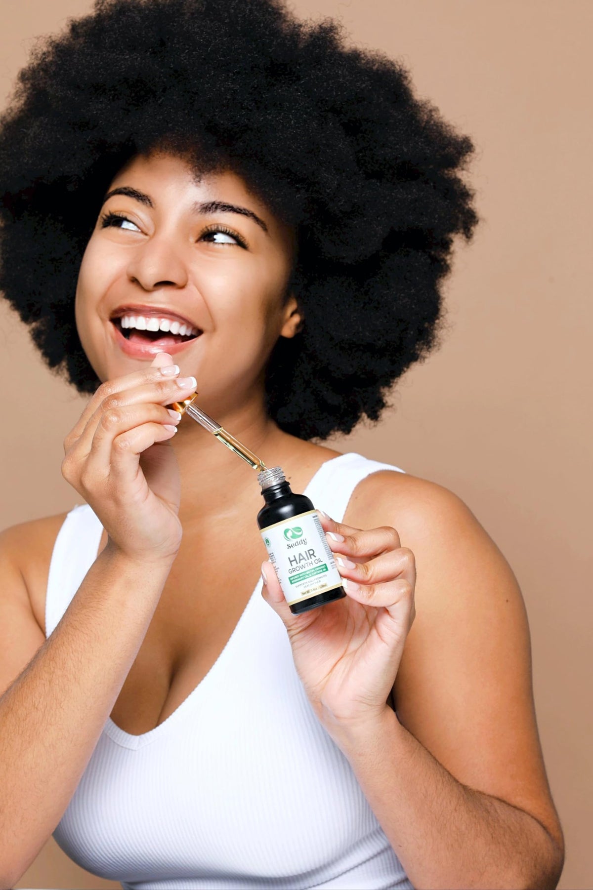Seddy on bathroom shelf in lifestyle setting, suggests daily self-care benefit