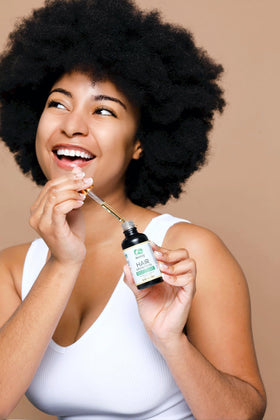 Seddy on bathroom shelf in lifestyle setting, suggests daily self-care benefit