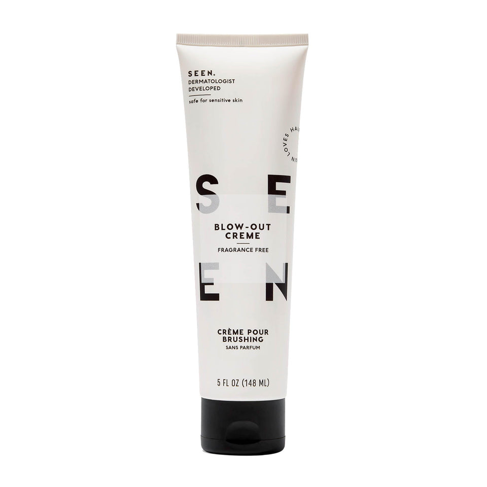 SEEN front packaging showing label and fragrance-free claim for sensitive skin