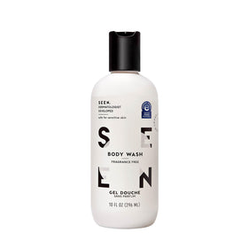 SEEN front packaging showing clean design and dermatologist-developed benefit
